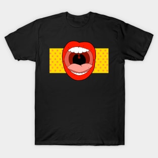 Pop art mouth T-Shirt